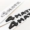 BRI4  For Mercedes Benz 4MATIC Fender Side Badge Rear Trunk Emblem Decals ABS Car Styling Logo 4 MATIC Auto Sticker Accessories
