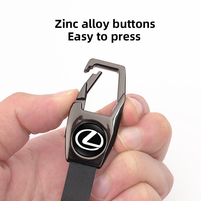 Emblems Car Logo Key Waist Buckle Auto Key Ring Keychains Accessories For Lexus F SPORT ES RX NX LS UX LM LX GX LC RZ IS CT GS R