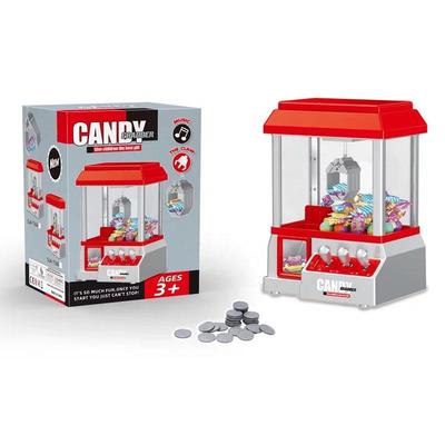 Мини Игровой автомат с клешней на монетах для детей - Имитация игры, захват конфет и игрушек