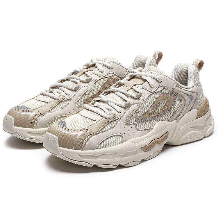 Fila Ткань Y2K Синтетическая кожа Удобные низкие лайфстайл кроссовки Мужские кроссовки Желто-коричневые F12M312103FGB
