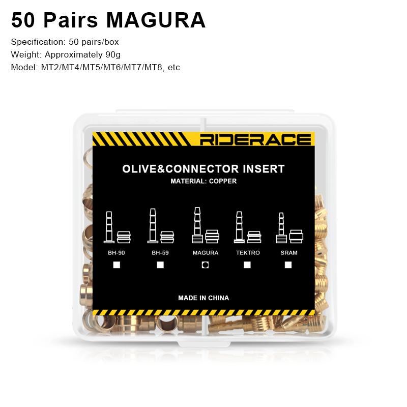 50 комплектов велосипедных тормозов Olive Alloy велосипедные гидравлические дисковые тормозные иглы Olive Connect Inserts для SHIMANO BH90 BH59 SRAM MAGURA TEKTRO