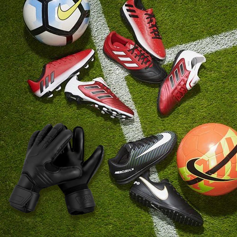 Футбольные вратарские перчатки Футбольные вратарские перчатки Дышащие футбольные тренировочные перчатки с регулируемым запястьем для молодежи и взрослых