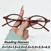 New Anti-Blue Light Reading Glasses For Women Retro Style With Nose Pads Oval Frame High Definition Presbyopia Glasses