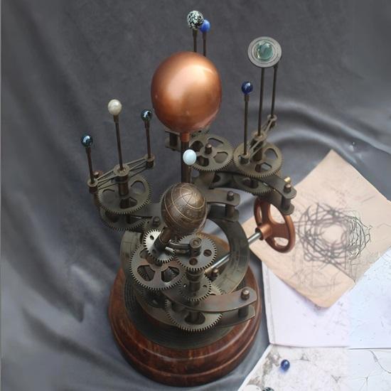 45.72 Cm Solar System Celestial Model Fully Functional Orrery with Saturn