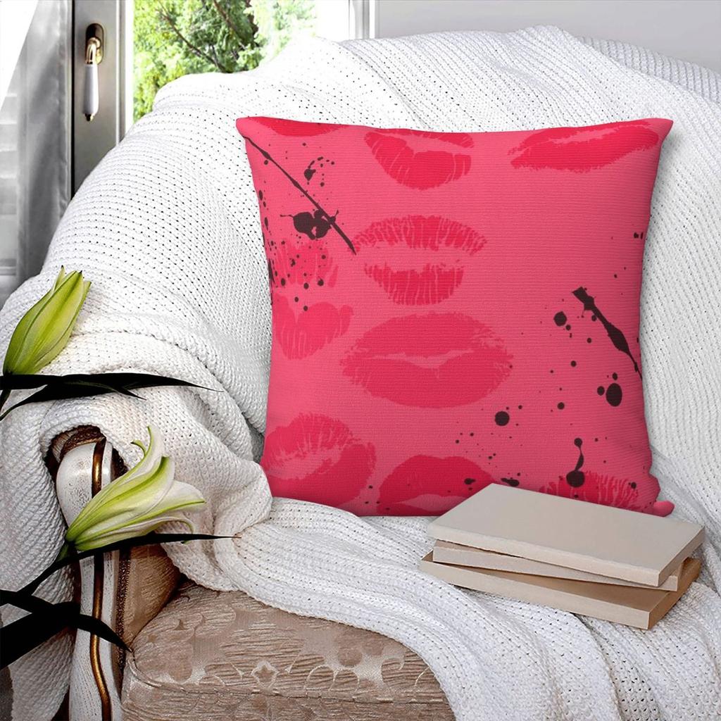 Burn Book  Mean Girls Square Pillowcase Pillow Cover Polyester Cushion Decor Comfort Throw Pillow for Home Living Room