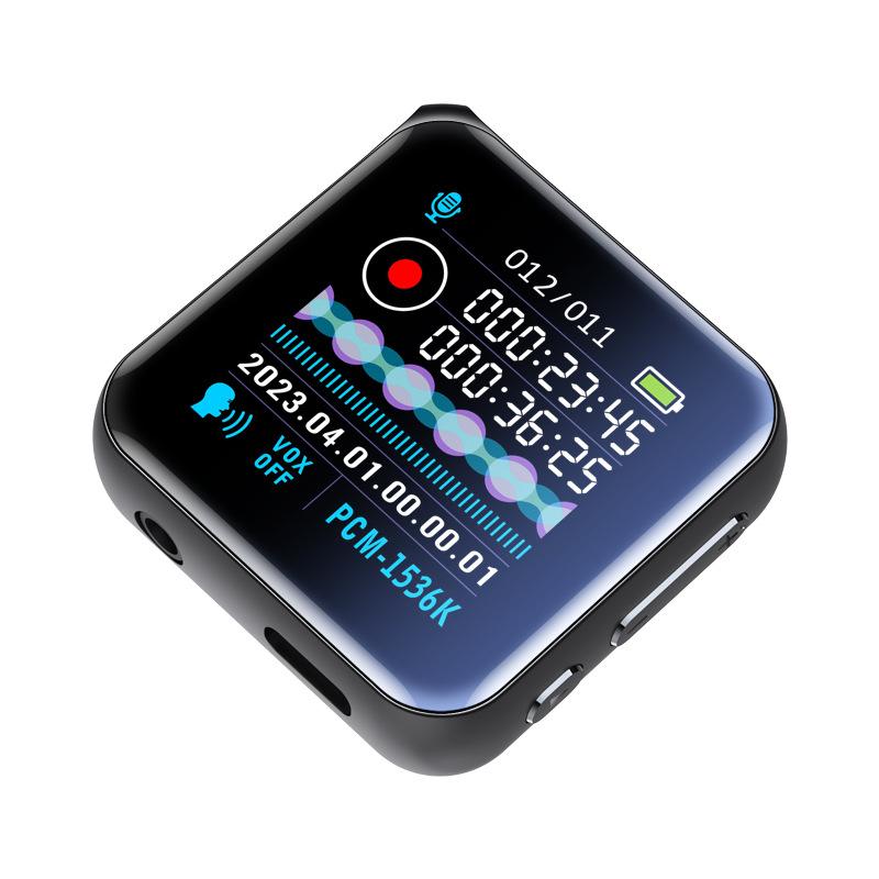 8-128GB Mini Audio Vioce Recorder Espia Portable Sound Record Noise Reduce Dictaphone FM Radio Loudspeaker Small MP3 Player