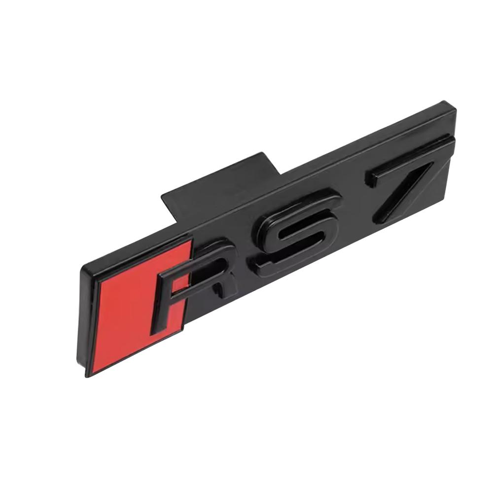 3D ABS Car Front Hood Grille Emblem Sticker Decor For Audi S3 S4 S5 S6 S7 S8 RS3 RS4 RS5 RS6 RS7 RS8 W12 V6 V8 SQ3 SQ5 SQ7 SQ8