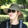 Hat men's summer tide cycling sun hat mountaineering big edge sun hat travel bucket hat beach sun hat