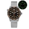 Watchdives WD007Q V2 Роскошные титановые часы 007 NTTD VH31 Плавный кварцевый механизм Сапфировое стекло с AR-покрытием Люминесцентные 200M Водонепроницаемые 42 мм Винтажные часы