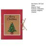 Christmas Gift Card Holder 5 Slots Postcard Card Sleeve Christmas Tree/Snowman Money Holder Envelope Booklet for Xmas Party Supplies