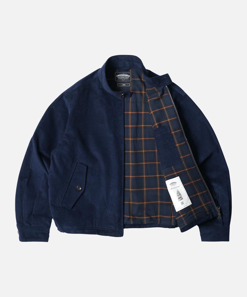 Куртка Harrington Frizmworks из вельвета Buddy _ Темно-синяя