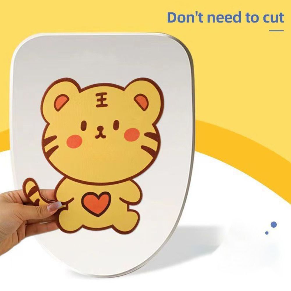 Самоклеящиеся наклейки для туалета, дезодоранта, мультяшные животные, туалетные наклейки для ароматерапии, ванная комната
