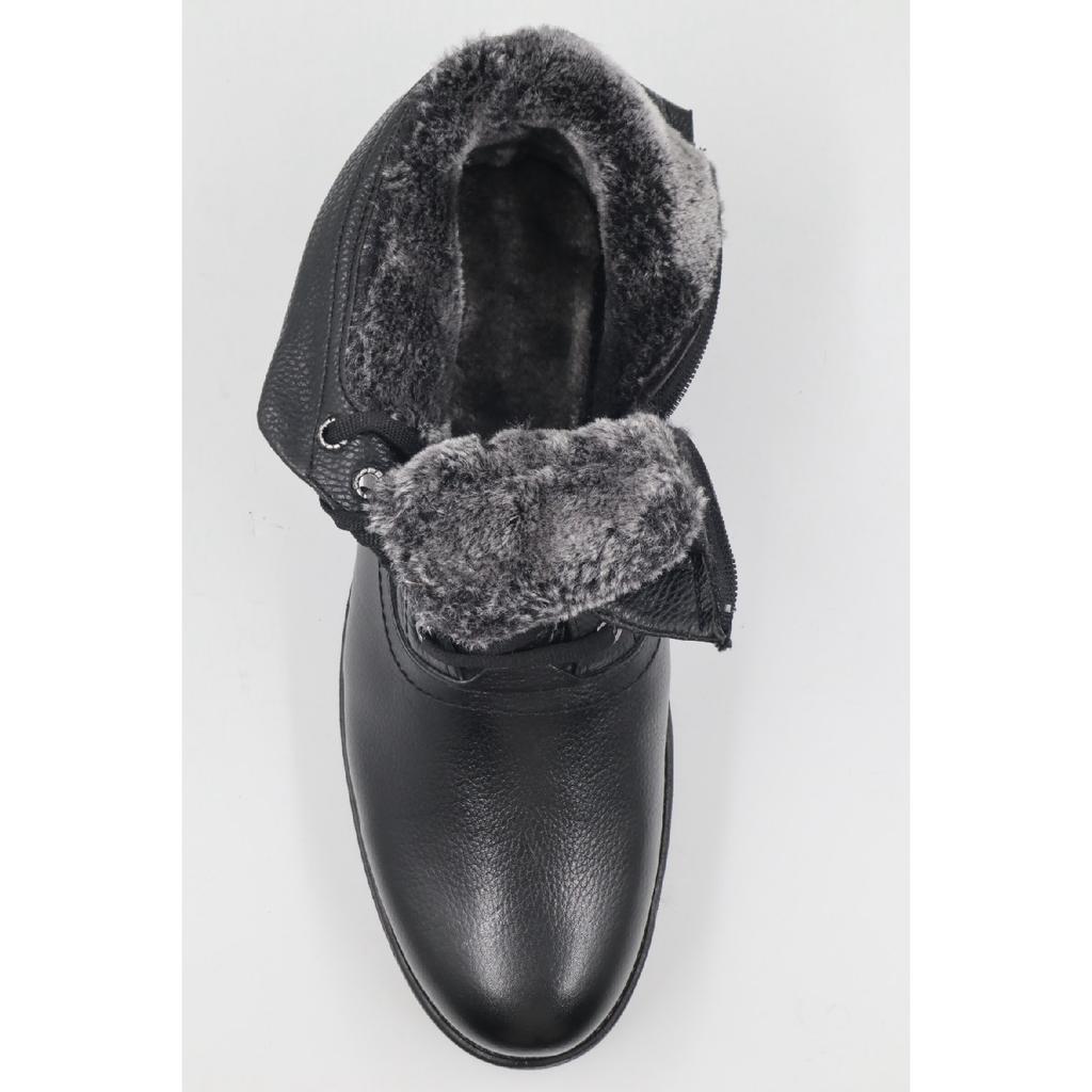 Мужские черные повседневные ботинки из натуральной кожи на шнуровке