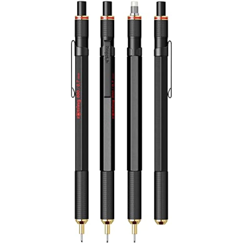 Механический карандаш Rotring 800 0,7 мм черный 1904446 официально импортирован
