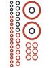 User Friendly 40PCS O Ring Kit for Coffee and Beer Machine Maintenance