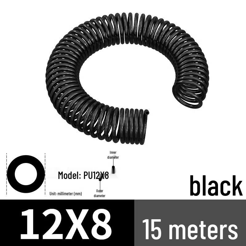 High-Pressure Retractable Air Hose with Quick Couplings