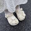 14 шт. Шармы для обуви для Crocs Букет Жемчужный Бант Украшение Пряжка для Набор шармов Croc Аксессуары Детская Вечеринка Женский Девочки Подарок