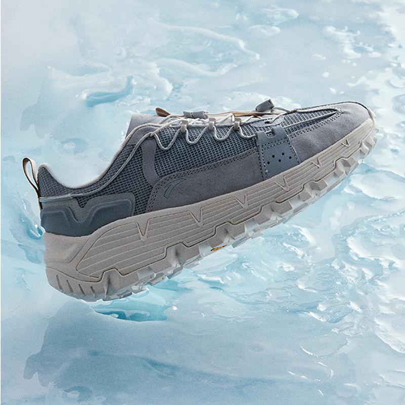 Anta Кроссовки женские Star Series Air Mesh с дышащей подошвой, цвет серый, 122126633A-1