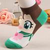 New Cute Cartoon Breathable Soft Cotton Women Sailor Moon Ice Moon Female Girls Spring Autumn Funny Sweet Socks Dropship