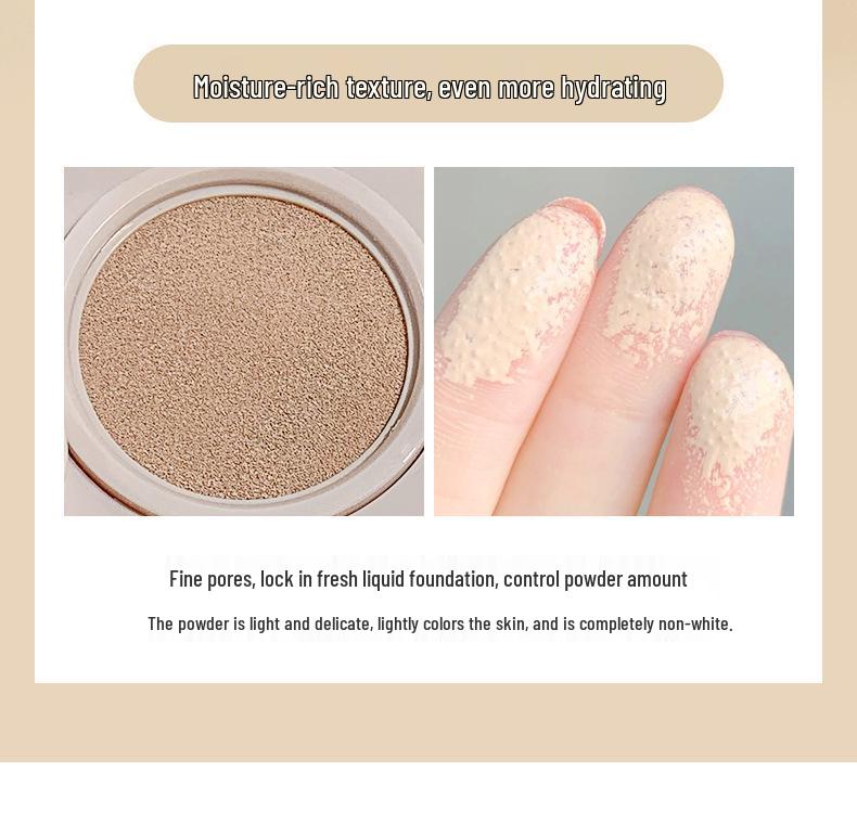 Xixi Консилер-кушон для лица Soft Light - Увлажняющий, Легкий, Маскирующий поры, С натуральным финишем.