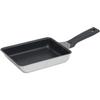 Urushiyama Metal Industry Omelet Pan, 19x14cm, with Excellent Heat Conductivity and Heat Retention for Even Cooking. Gas and Induction Compatible, Non