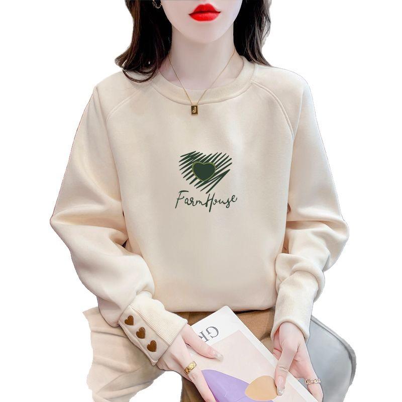 Womens Fleece Hoodie Fall Winter Geometric Print Casual Pullover Top