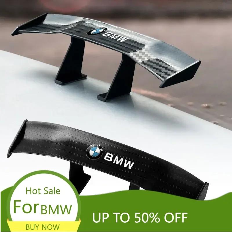 For BMW Car Rear Spoiler Mini Spoiler Wing Small Tail Emblem Sticker Decoration For BMW E34 E46 E39 E38 E90 E60 F30 F30 F10 E92