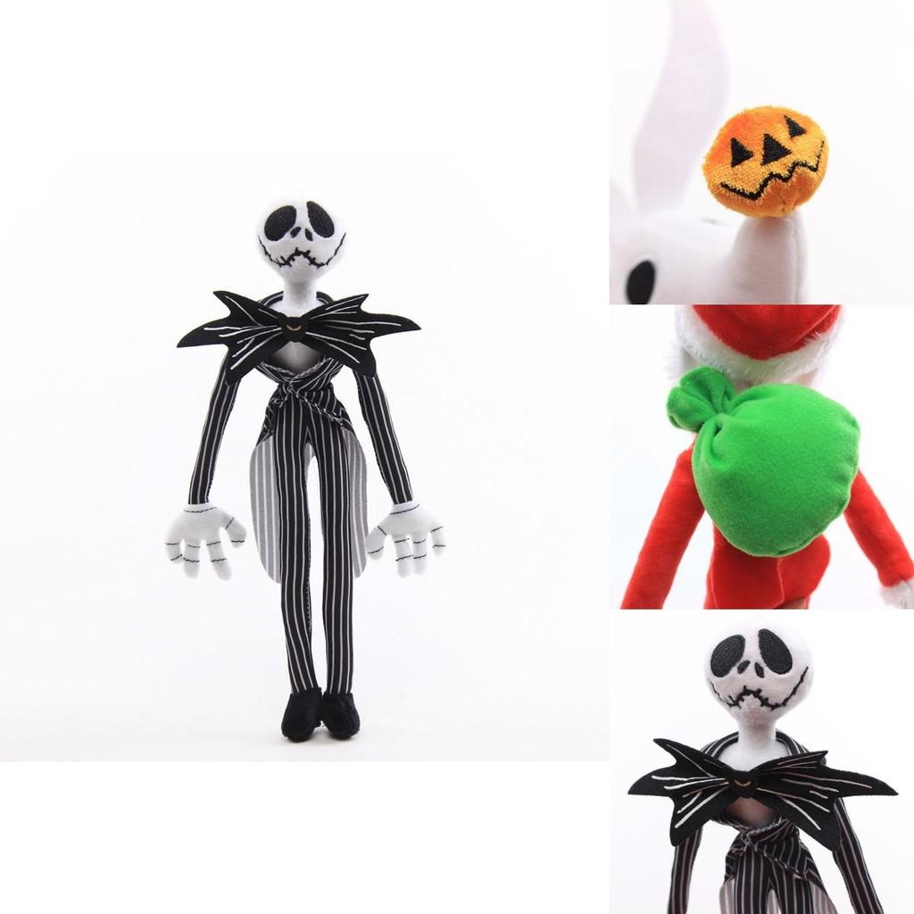 Soft And Cuddly Nightmare Before Christmas Jack Skellington And Zero Plush Dolls