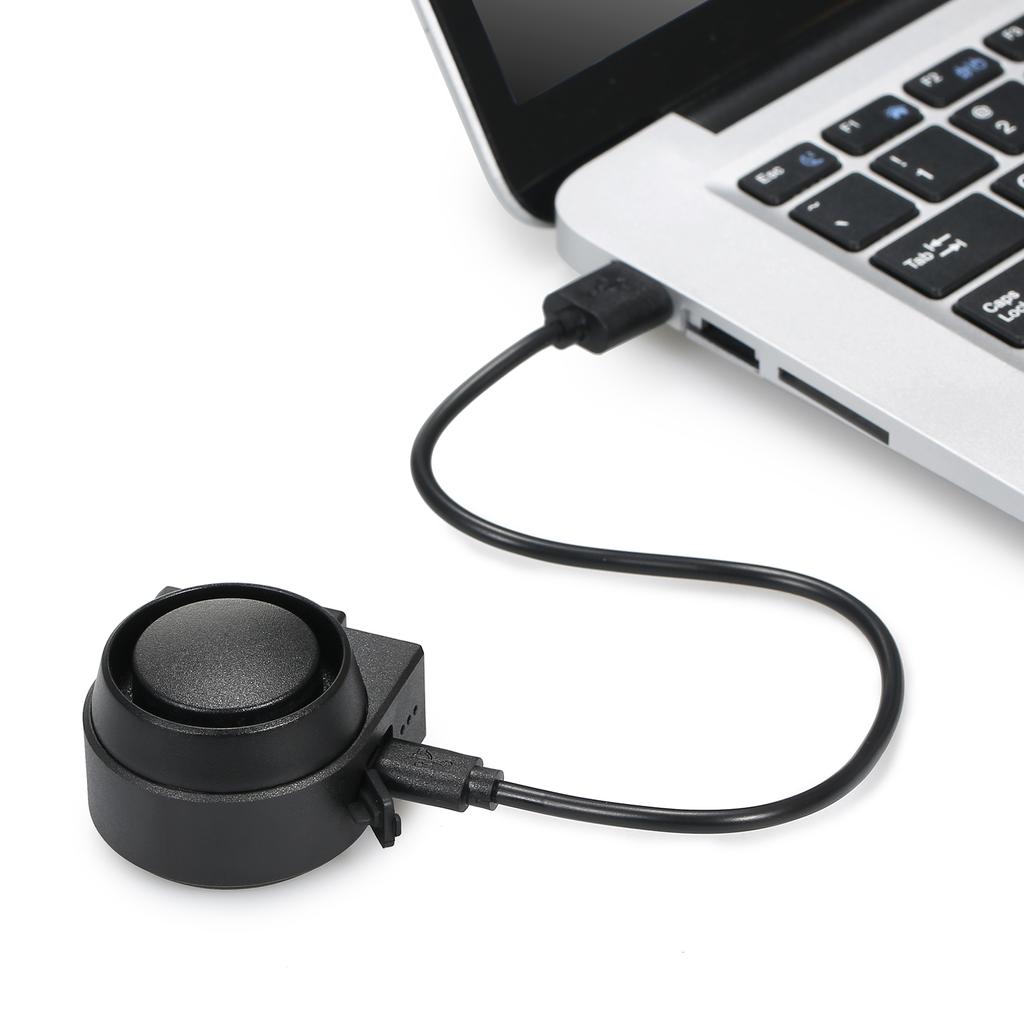 Wireless Bike Horn 115dB Loud Bicycle Anti-theft Horn IPX5 Bicycle Alarm Bell with 5 Sound Modes 3