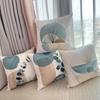 4Pcs Abstract Plant Geometric Shape Printed Pillow Cover Polyester Cushion Case 2D Flat Printing Pillowcase Nordic Calm Now