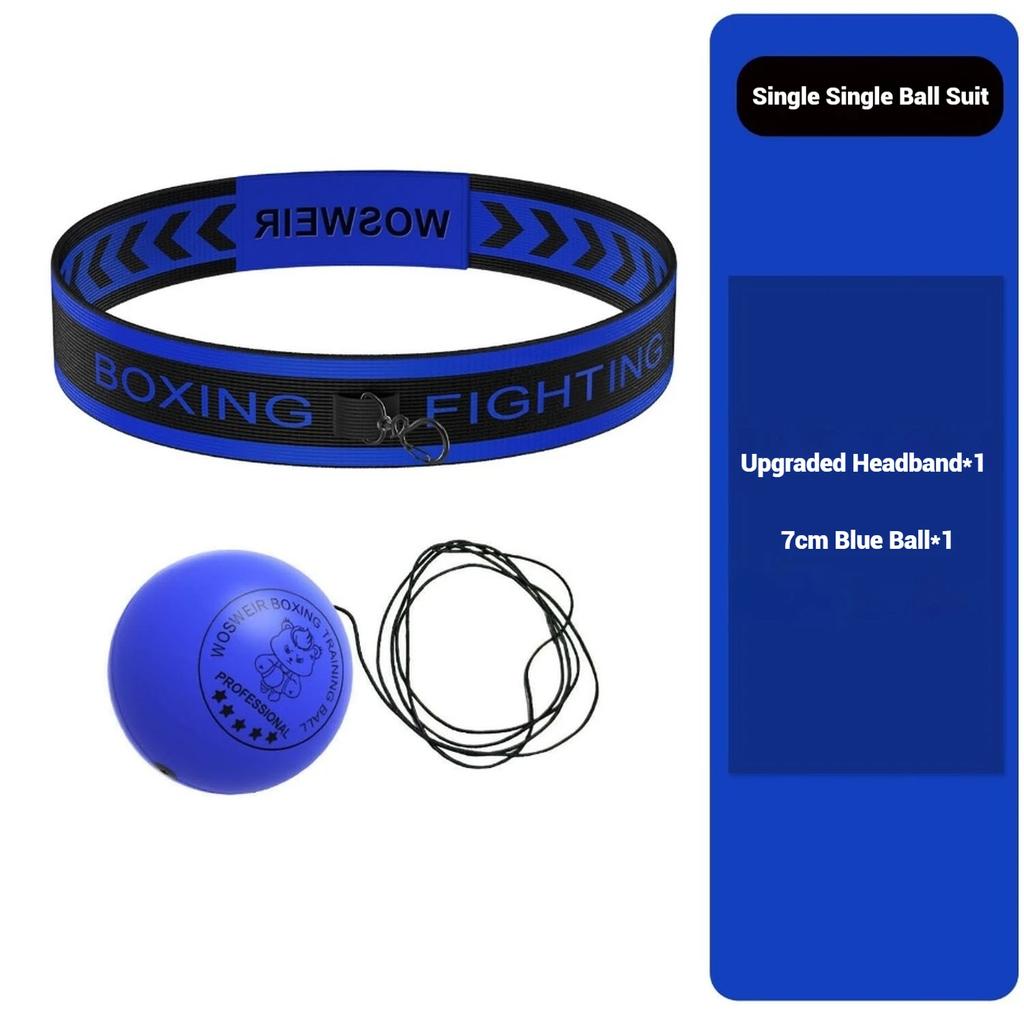 Наголовной детский боевой декомпрессионный тренировочный скоростной мяч из гладкого полиуретана, реакционный волшебный мяч для детей