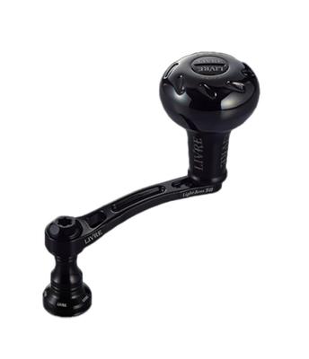 LIVRE 11683 LightArm 58 Серия B с ручкой EP37B для леворукой катушки Daiwa DS, Полностью черный, LA58-KB37DL