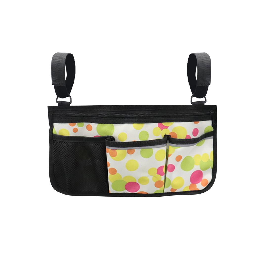 Портативная сумка для хранения с боковым карманом для инвалидной коляски, подходящая для мобильного оборудования, аксессуары для электрических инвалидных колясок, скутеров