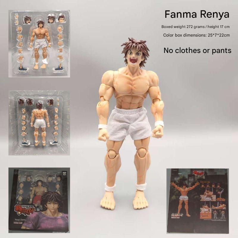 17 см Баки Ханма 1/12 шарнирная аниме фигурка модель статуэтка