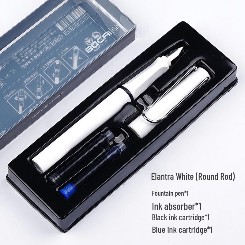 Студенческая перьевая ручка высокой ценности с пером EF и треугольной областью захвата для практики каллиграфии и в качестве подарка