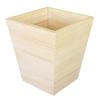 Wooden Planters - Set of 10 - Dimensions 11.5x10x10 Cm - Brown Color - Mixed