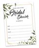 Inkdotpot 30 приглашений на девичник. Зелень. Приглашения на свадьбу в стиле «заполнение». Пустые.