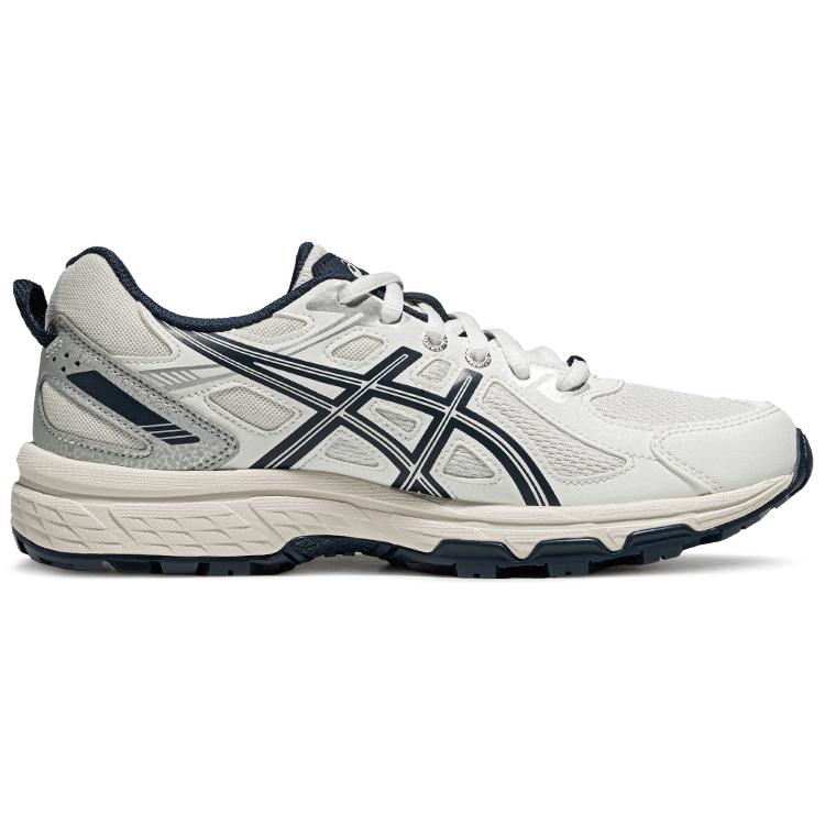 Asics Gel-Venture 6 Модные Универсальные Кроссовки с Низким Верхом Женские кроссовки Бело-Серые 1012B359-107