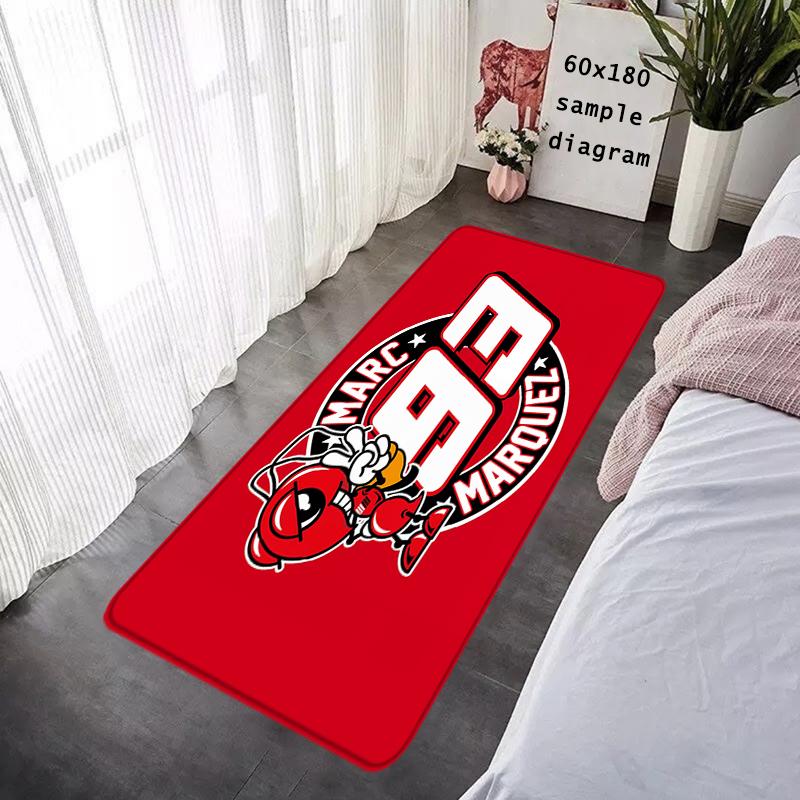 Interior Floor Mat Doormat Marc M-Marquez 93 Non-slip Foot Rug for Entryway Kitchen Carpet Bedroom Bedside Mats Home Decoration