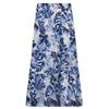 Weird Fish Womens/Ladies Harini Printed Double Layered Midi Skirt