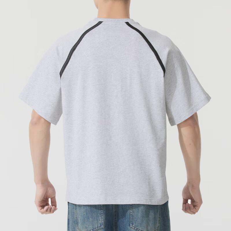 Adidas BADGE OF SPORT T Shirt Men's Gray IM7839