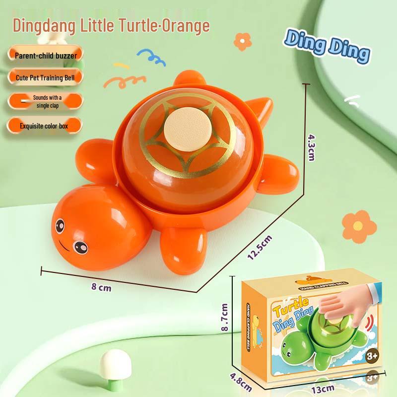 Cute Turtle Macaron Candy Box Buzzer - Cartoon Decompression Hand-Patting Bell Toy Gift