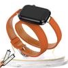 Кожаный ремешок Double Tour для Apple Watch ultra band 49мм 45мм 42мм 44мм Серия 8 7 6 Se 5 4 3 2 Iwatch 6 38мм 40мм Correa 41мм