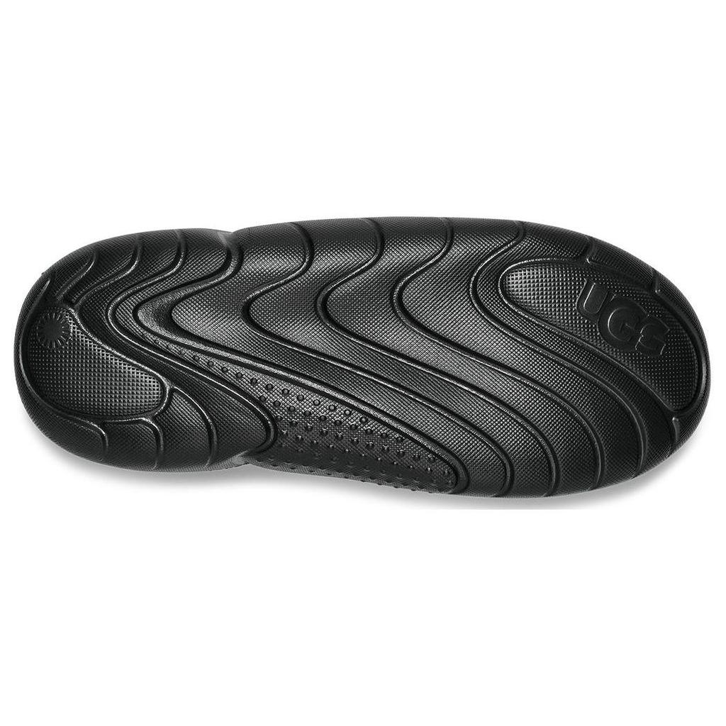 UGG Кожаные простые легкие повседневные туфли с низким верхом, женские повседневные туфли черного цвета 1152734-BLCKR