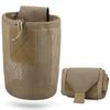 Сумка-подсумок MOLLE – Сворачивающаяся поясная сумка-органайзер с затяжкой для магазинов и утилитарных предметов, складная, с сетчатым карманом EDC для охоты, стрельбы