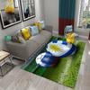 Ковер с футбольным узором для украшения дома Ковры для спальни Детская комната Гостиная Ванная комната Входная дверь Нескользящий комфортный коврик