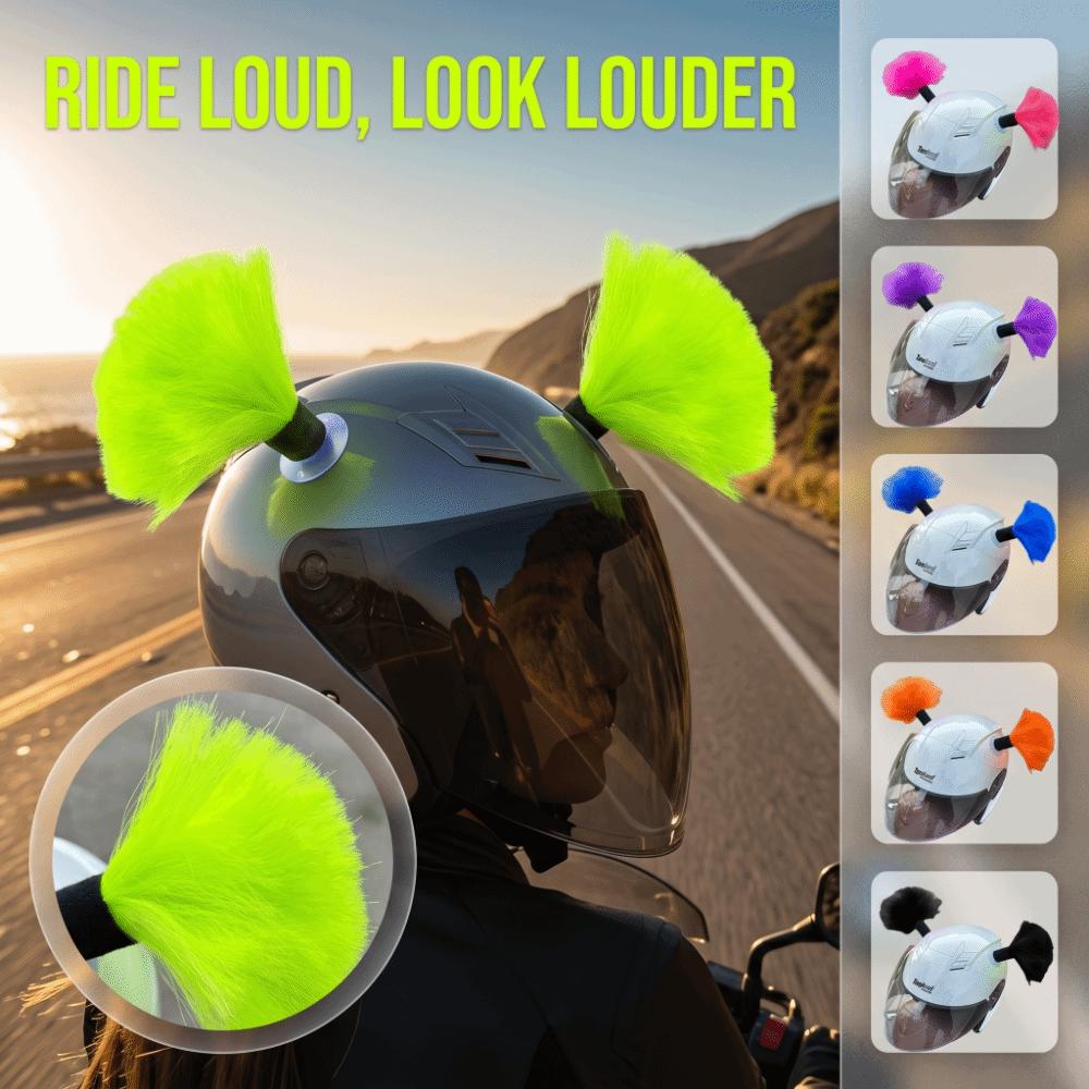 2Pcs/Set Self-adhesive Motorcycle Helmet Braids Motorcycle Helmet Warrior Braid for Motor Bike