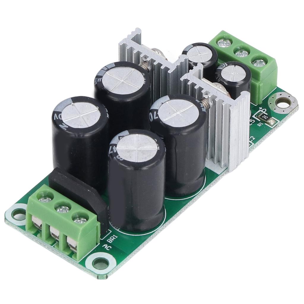 Плата фильтра, отрицательный положительный выпрямитель, операционный усилитель, двойной регулятор напряжения, 12 В, 470 мкФ