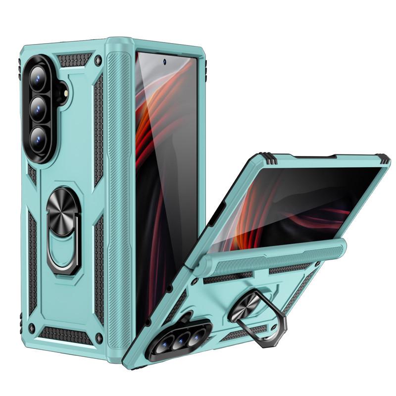 Подходит для складного мобильного телефона Samsung Z Fold5 Чехол Z Fold7 Сержант Кронштейн против падения Чехол против падения