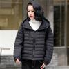FASHION White Duck Down Light Down  Women's Short 2025 New Korean Version Hooded Loose Fashion Warm Light Coat Clothes